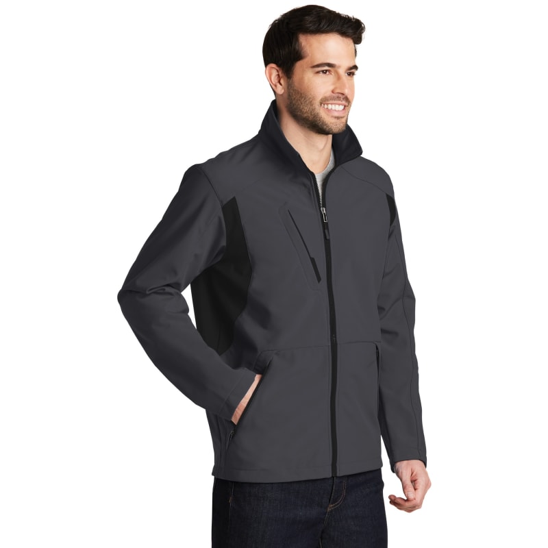 Port Authority Back-Block Soft Shell Jacket. 3