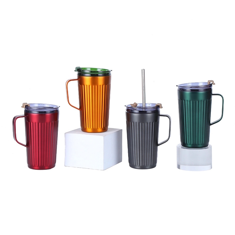 Custom 12oz Stainless Steel Travel Tumbler With Handle 2