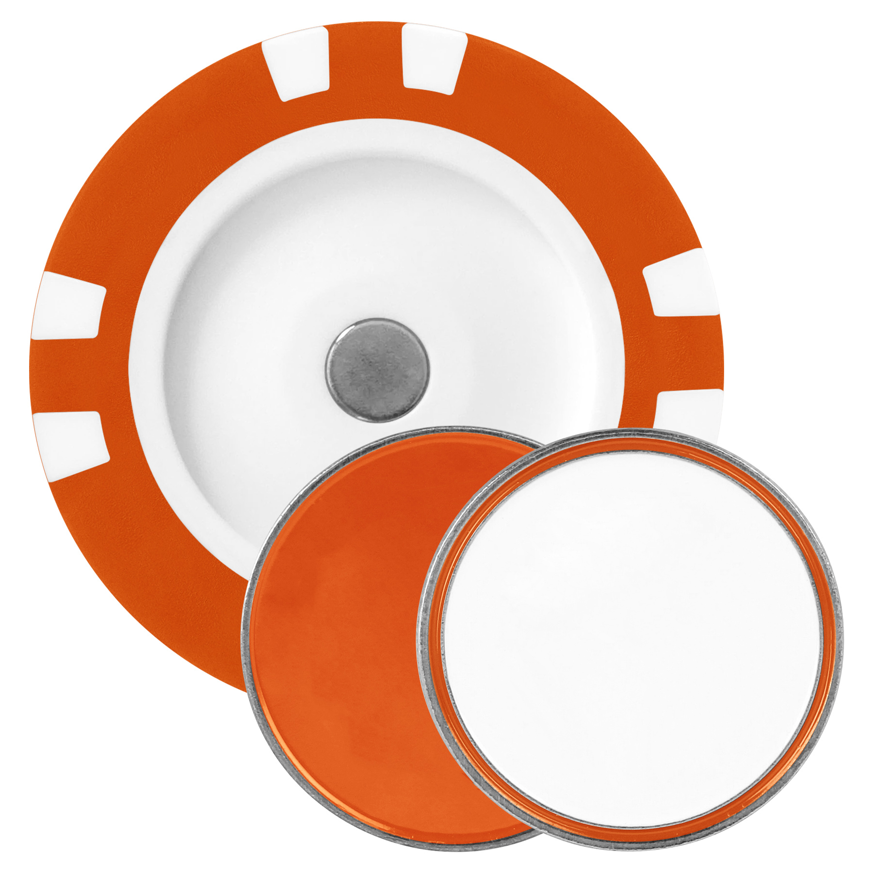 Removable Golf Ball Marker/Magnetic Poker Chip 12