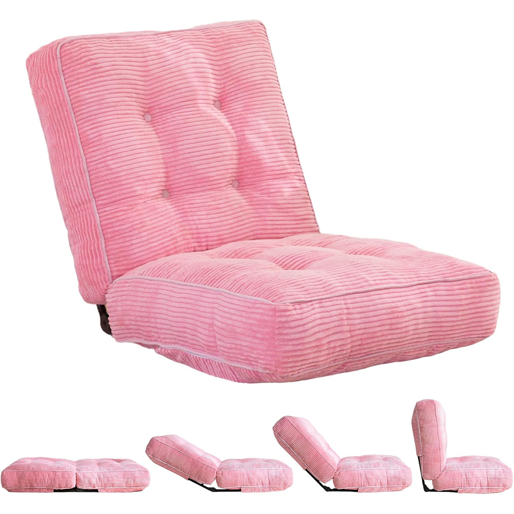 Adjustable Floor Chair with Back Support 4
