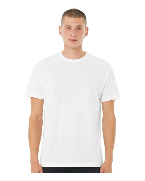 Men's Heather CVC Raglan Tee - 3201 80
