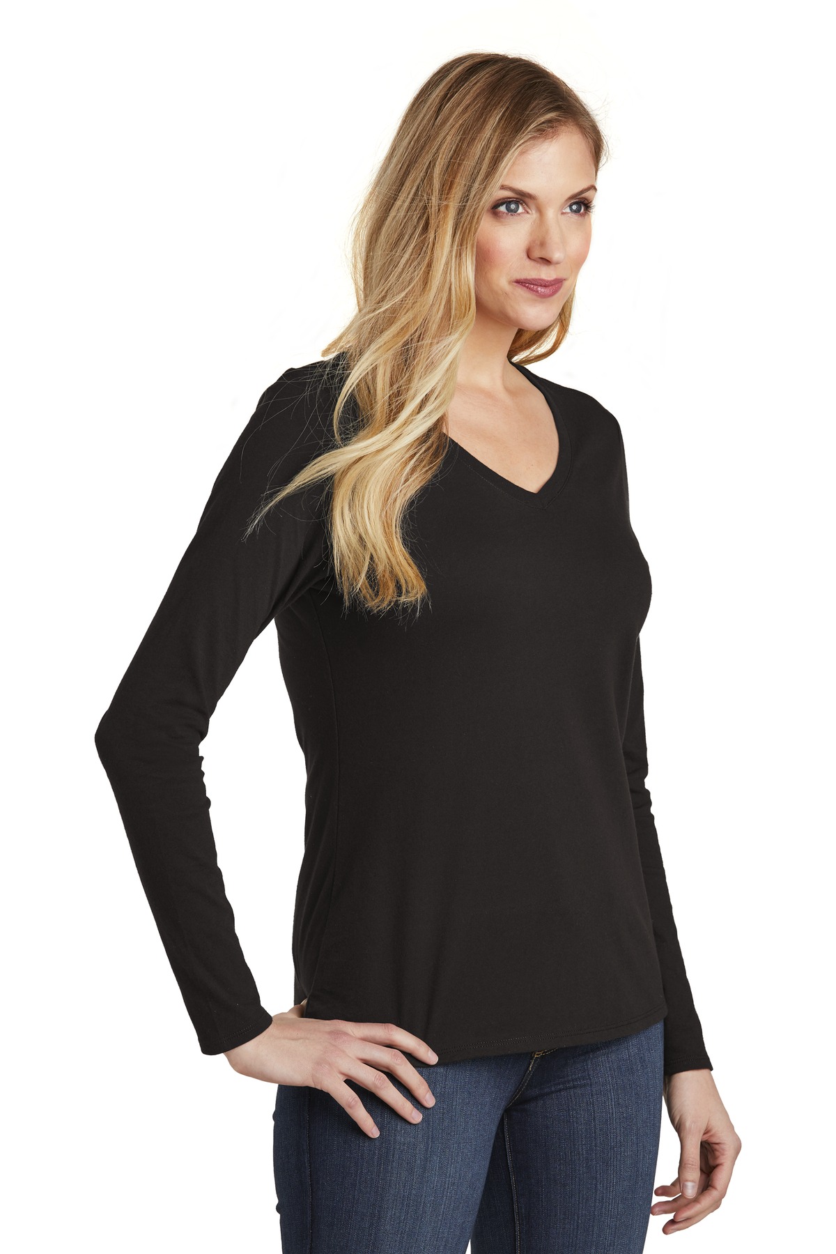 Women's Very Important Tee Long Sleeve V-Neck