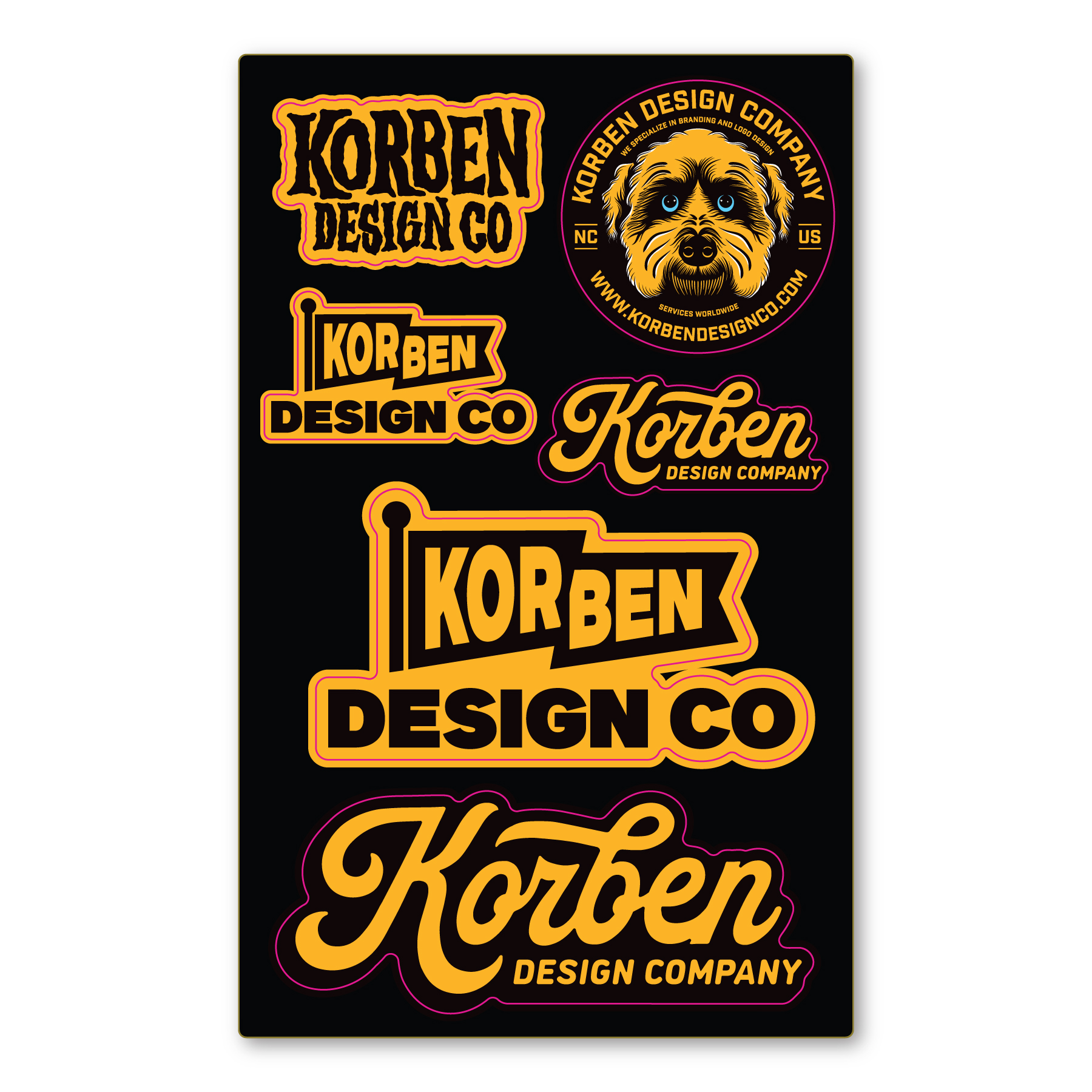 Custom Indoor/Outdoor Decal Sticker Sheet - 50 - 60 Square Inch