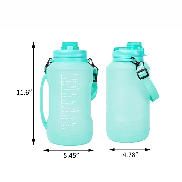 Half Gallon Large Capacity Collapsible Water Bottle 2