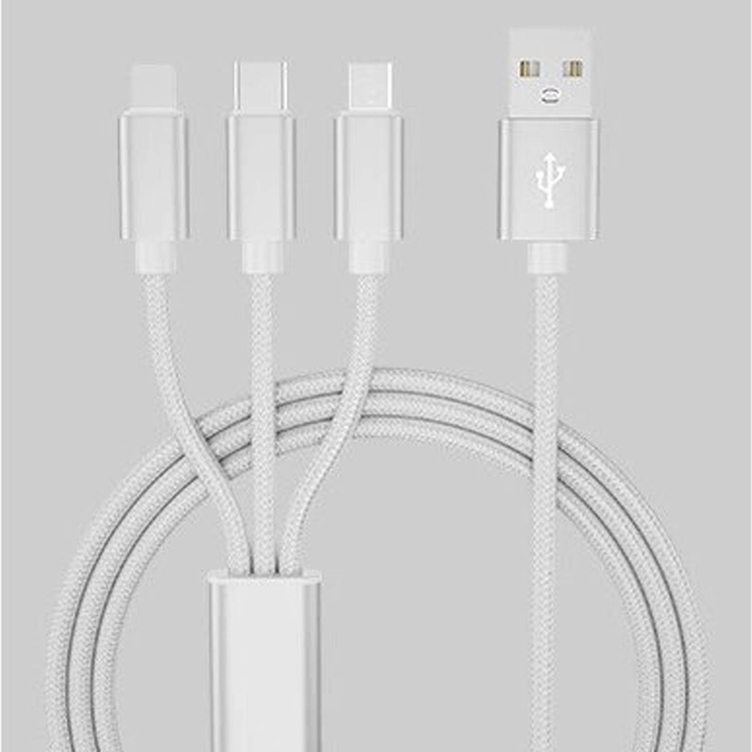 USB 3-in-1 Multifunctional Mobile Phone Charging Cable 4