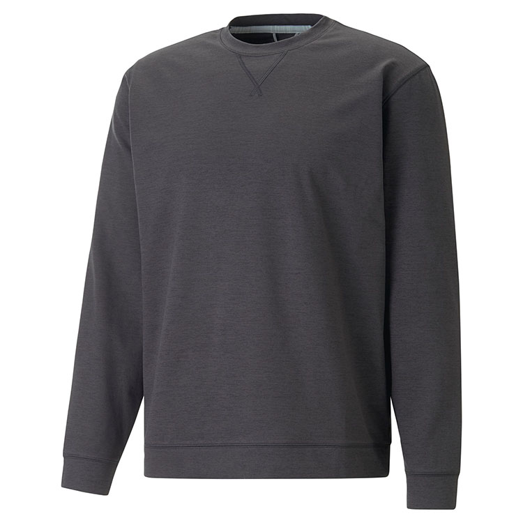 Puma Cloudspun Heather Crewneck (cat logo - back neck), custom hoodie or sweatshirt with logo imprint 3