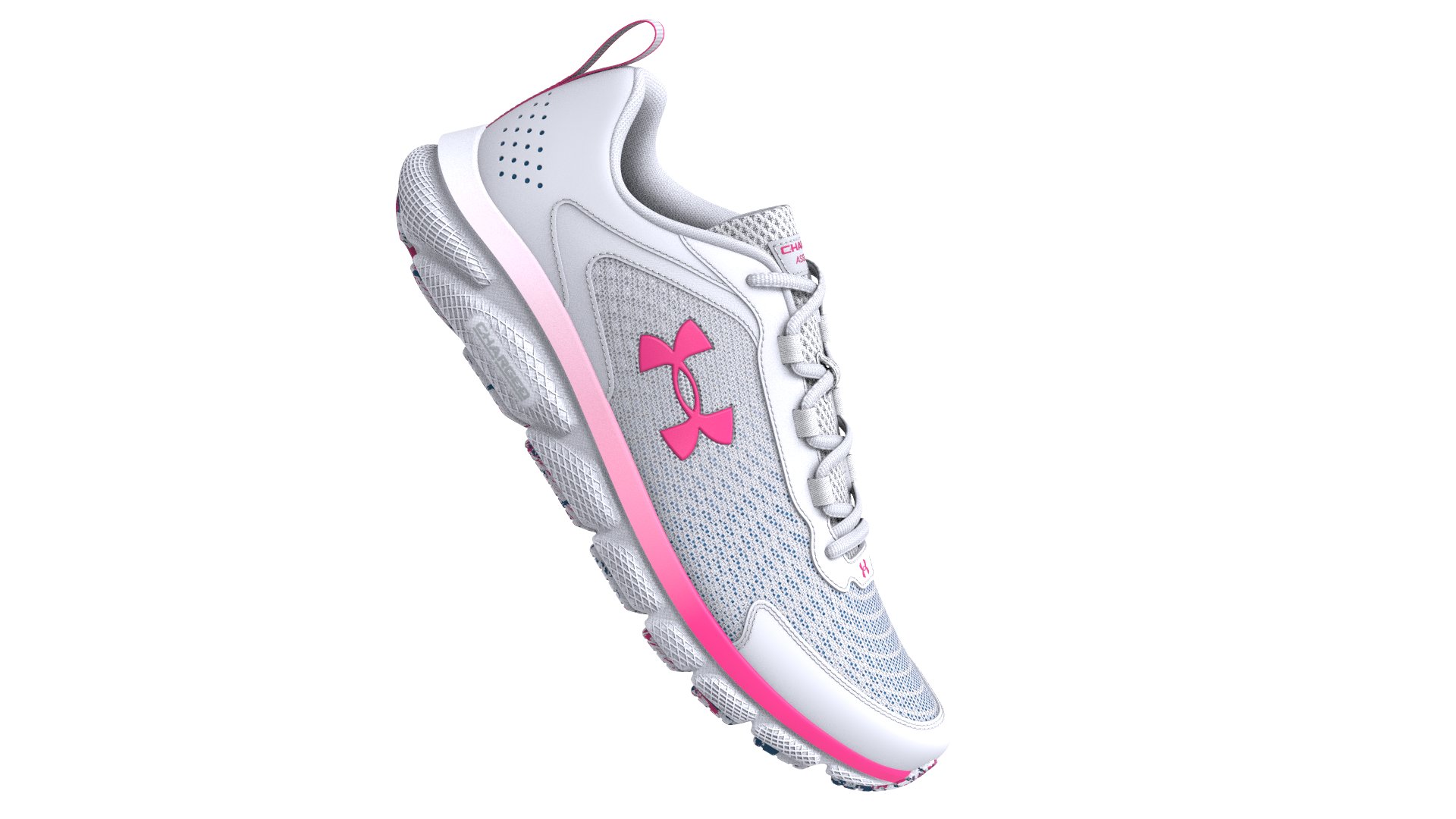 UA Charged Assert 9 Marble Women's Running Shoes 7