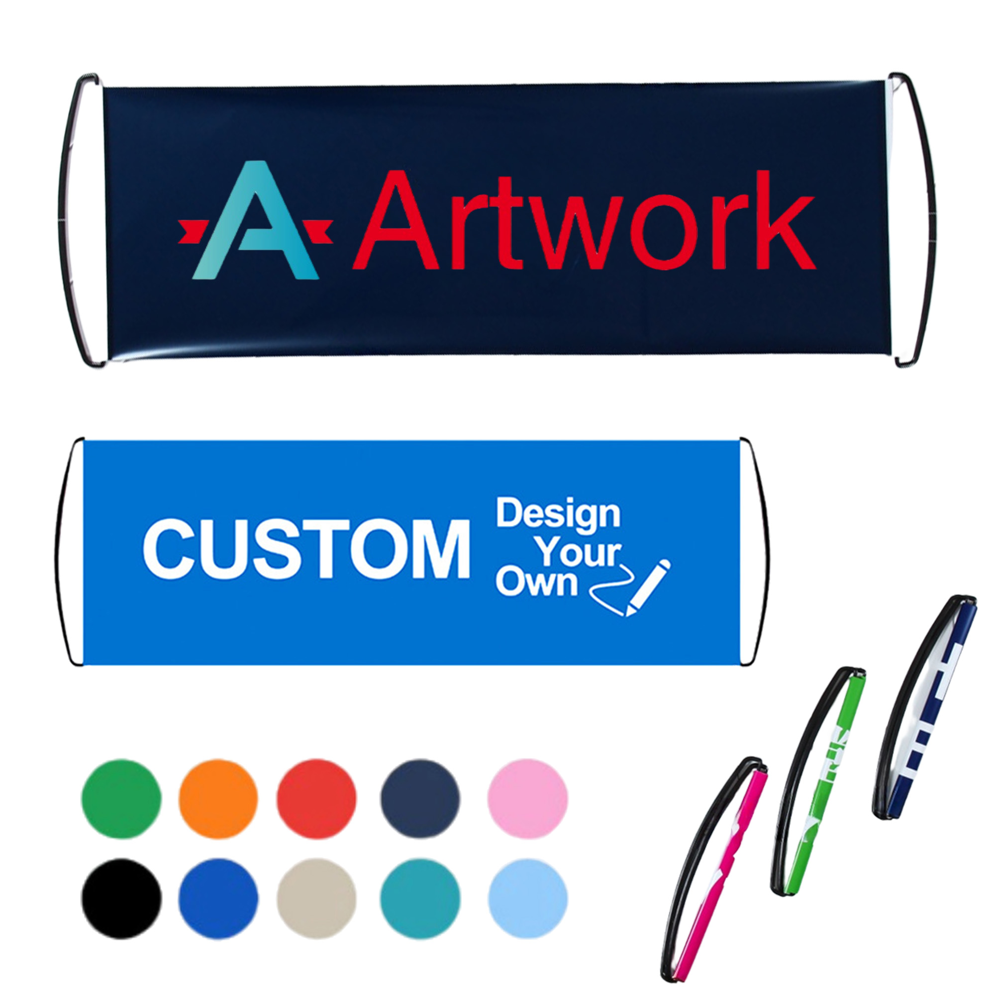 DIY Reusable Handheld Pocket Banner 2