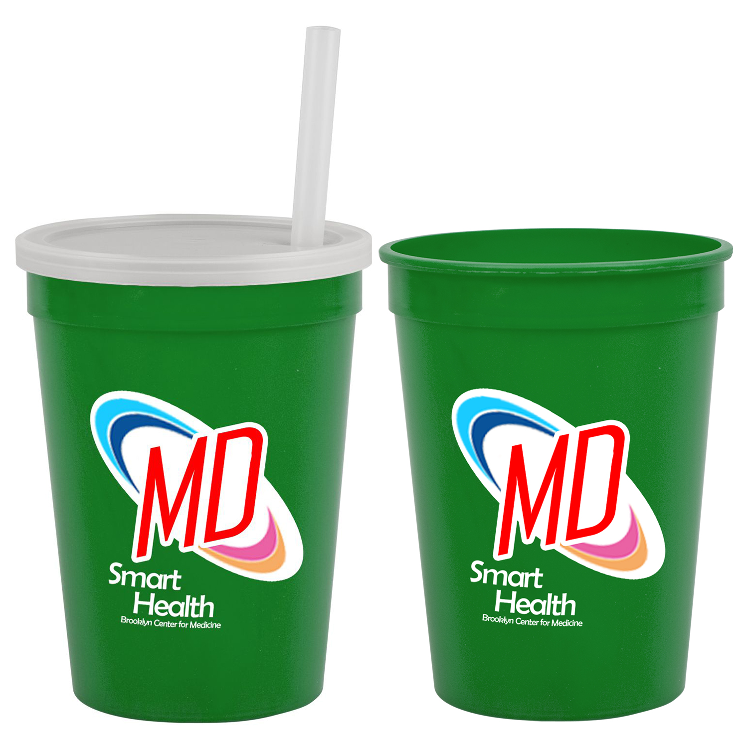 Sipper with Lid and Straw, 12 oz. 14