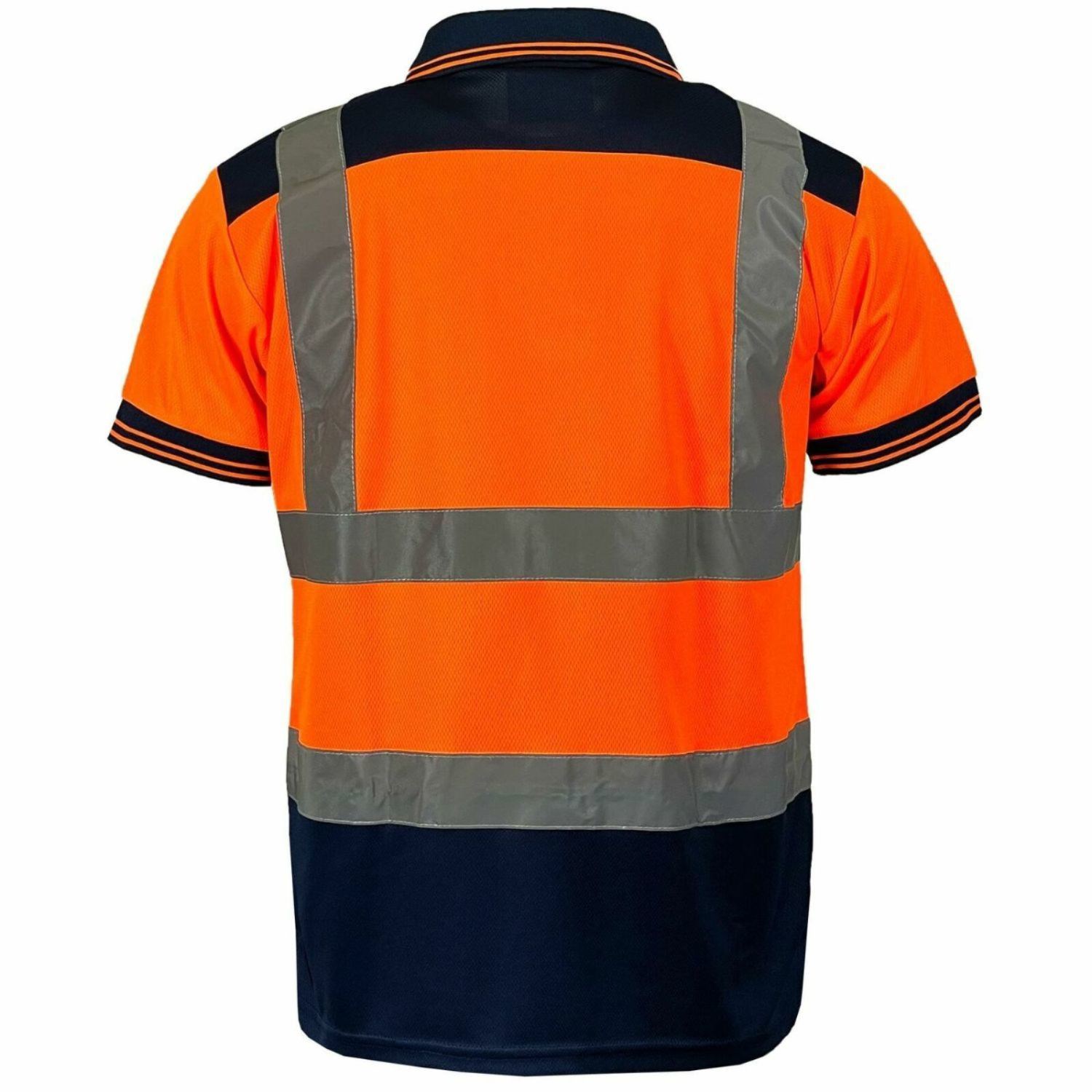 rPET Class 2 Earth-Friendly Color Block Reflective Safety Polo 4