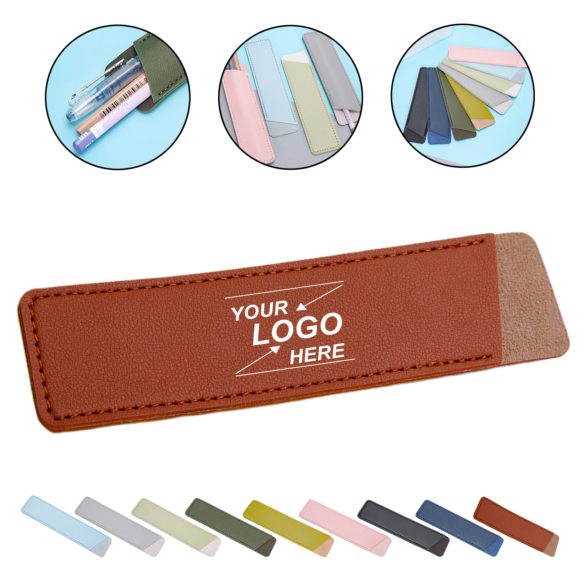 PU Creative Leather Pen Pouch 5