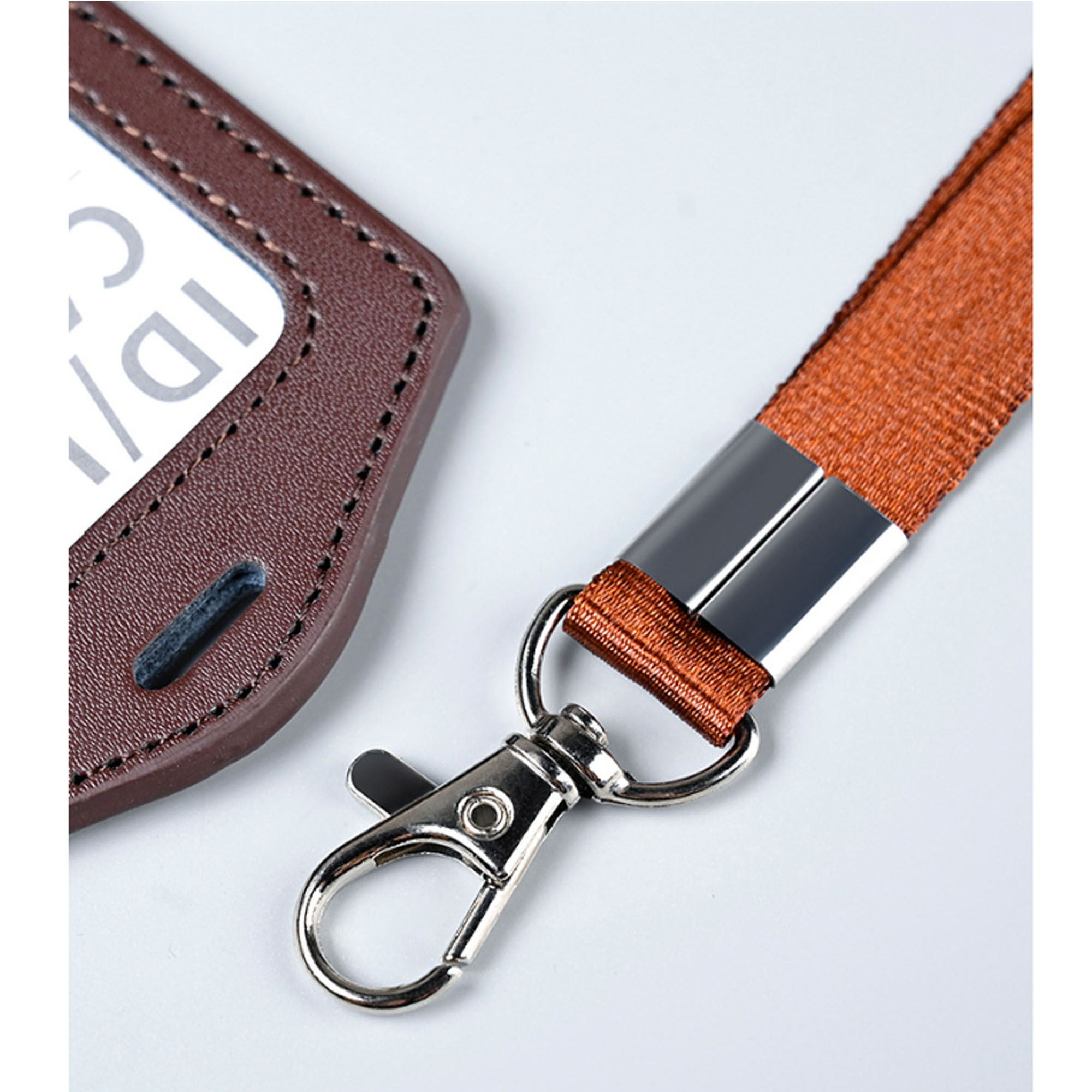 Secure & Stylish ID Badge Holder with Adjustable Lanyard 1