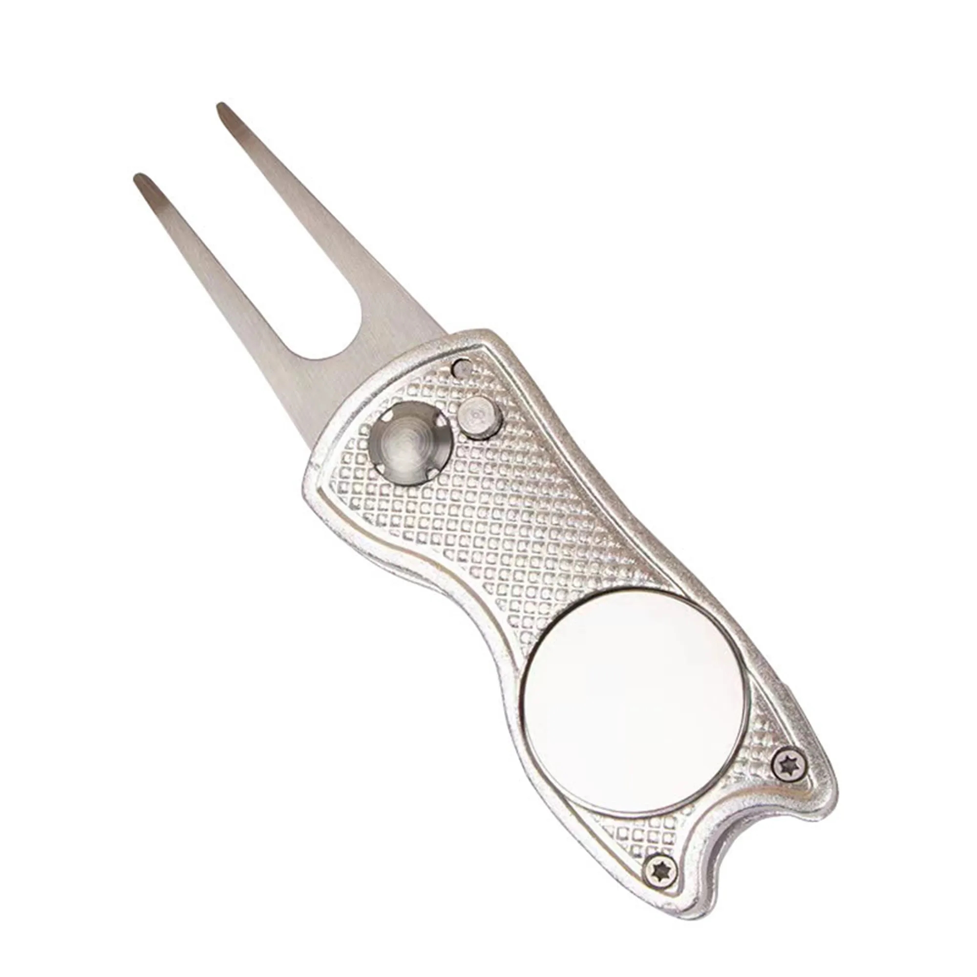 Repair Tool Stainless Steel Foldable Golf Divot 8