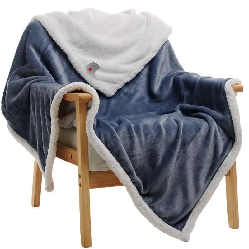 Plush Sherpa Fleece Throw Soft & Cozy Reversible Blanket 5