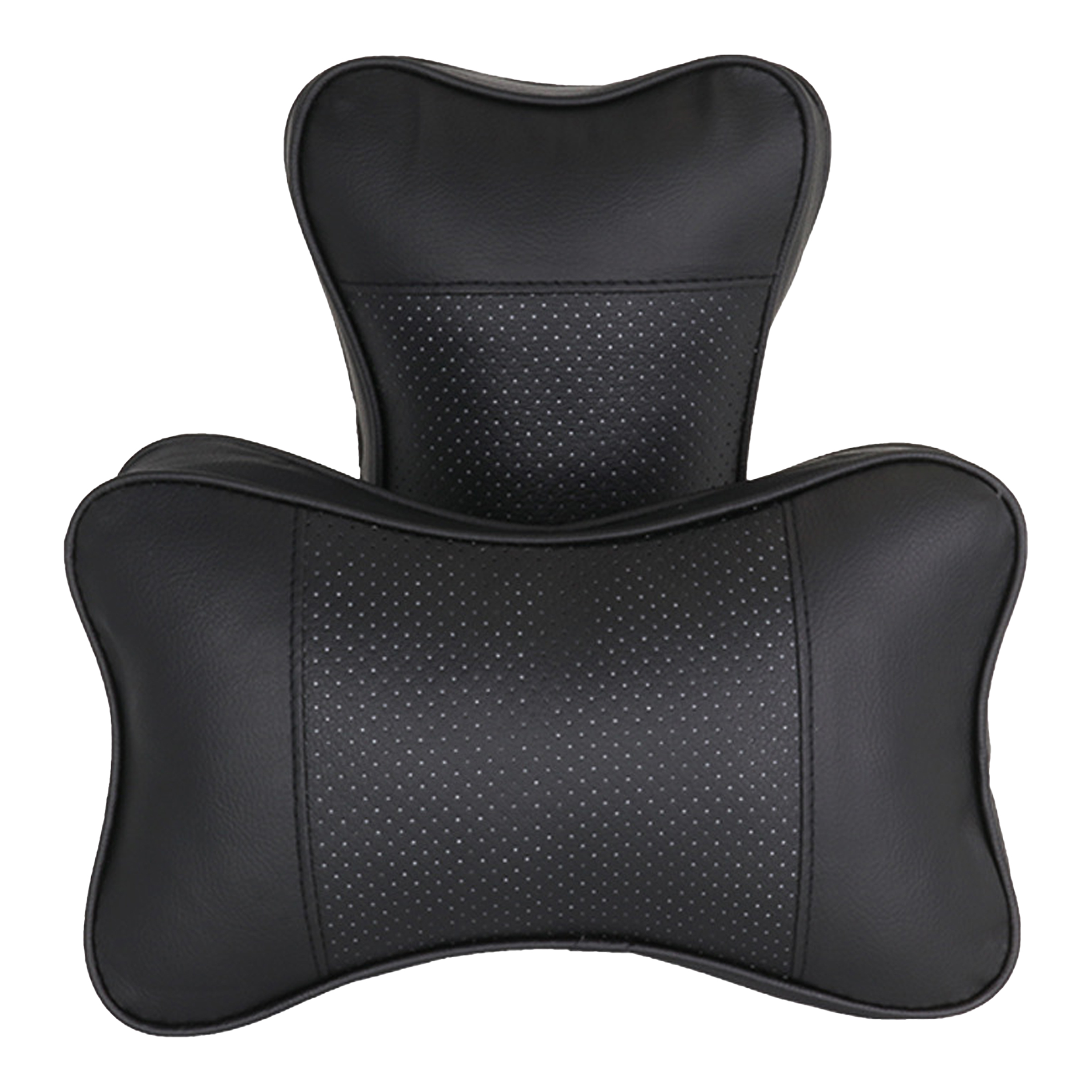 Faux Leather Car Neck Protection Pillow 2