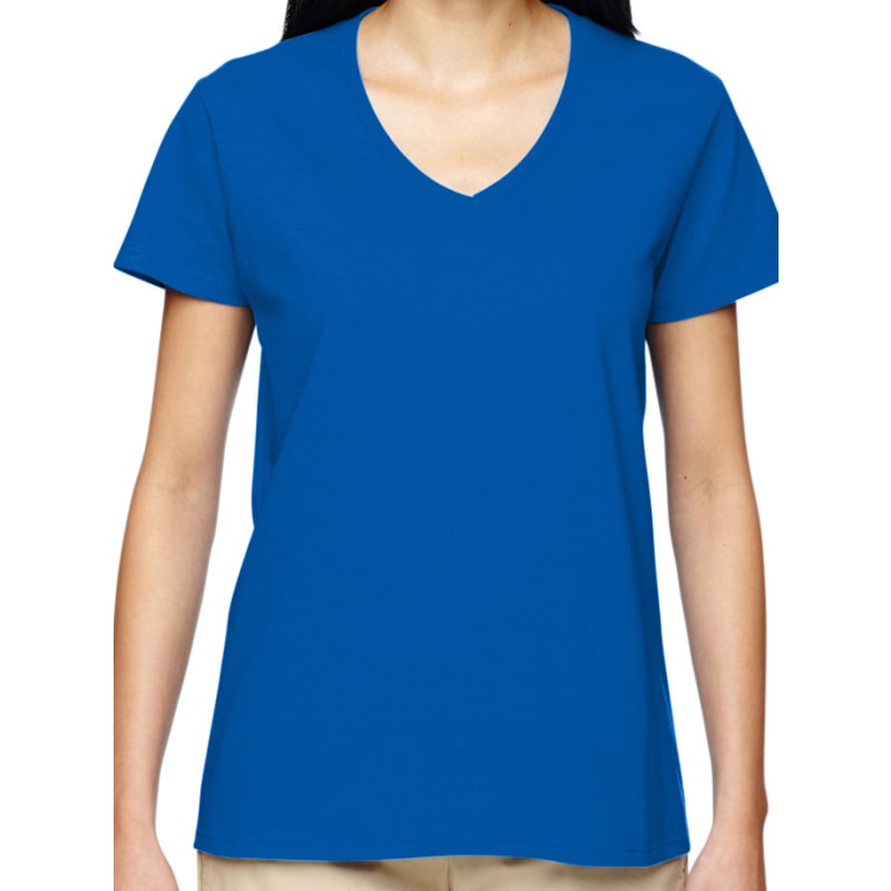 Gildan Heavy Cotton™ Ladies 5.3 Oz. V-Neck T-Shirt 18