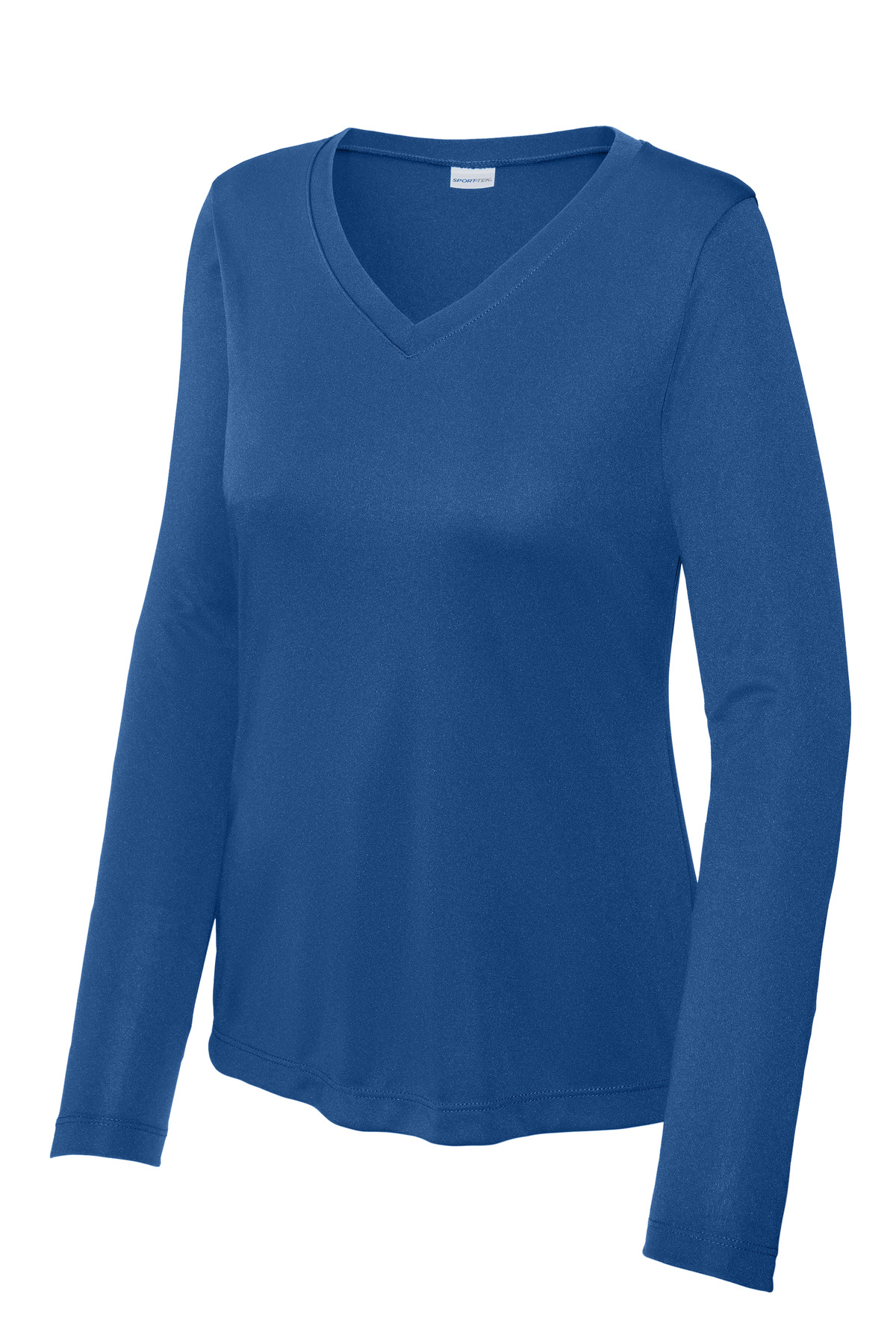 Sport-Tek Women's Long Sleeve PosiCharge Competitor V-Neck Tee. LST353LS 94