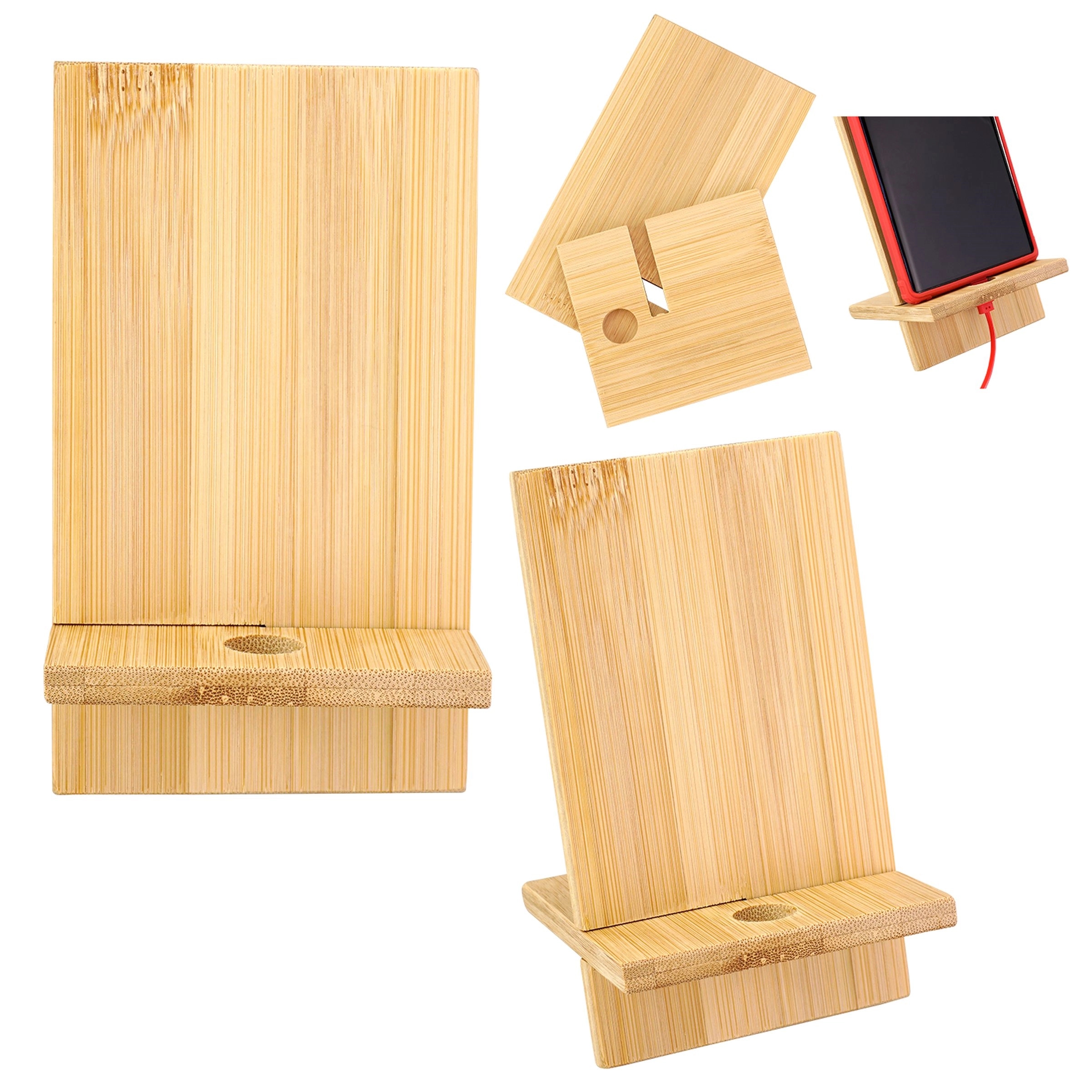 Bamboo Phone Holder 4