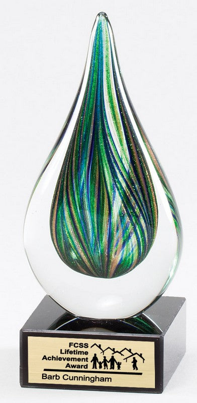7" Art Glass Sculpture 2