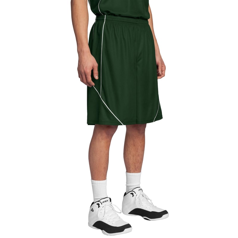 Sport-Tek PosiCharge Mesh Reversible Spliced Short. 13