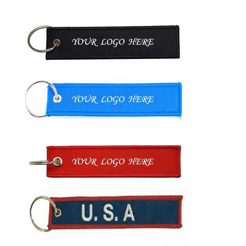 Embroidery Fabric Keytag / Keychain 1