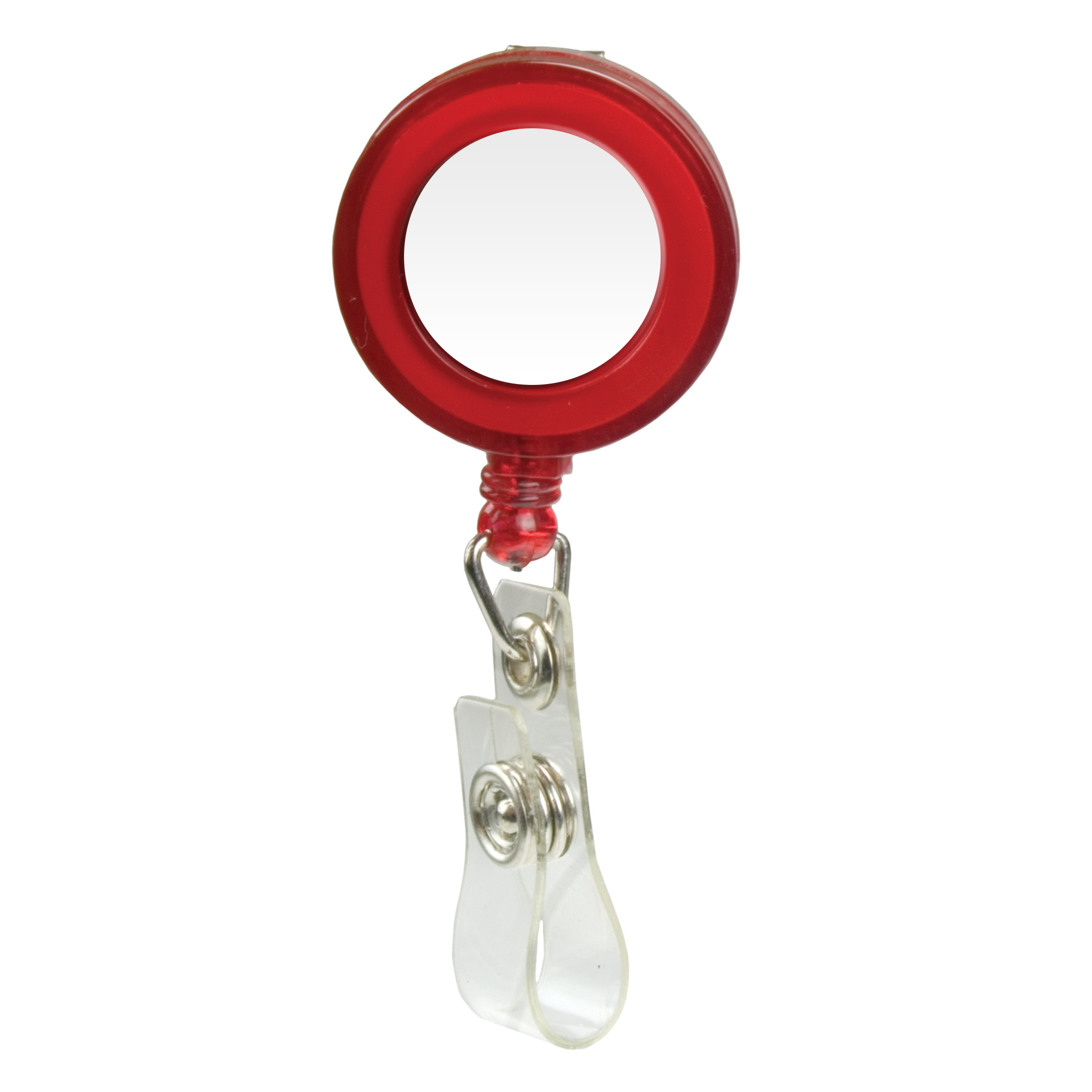 Domed Retractable Badge Holder (Round w/ Alligator Clip) 4
