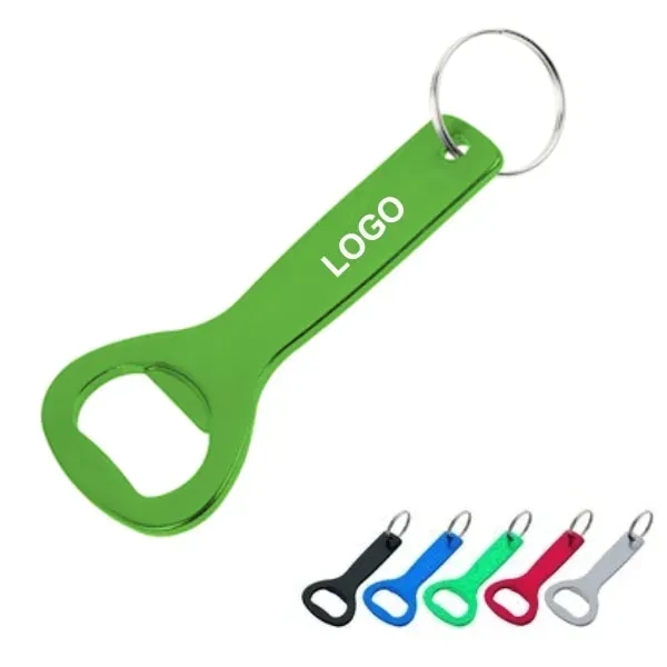 Flat Top Bottle Opener Keychain 3