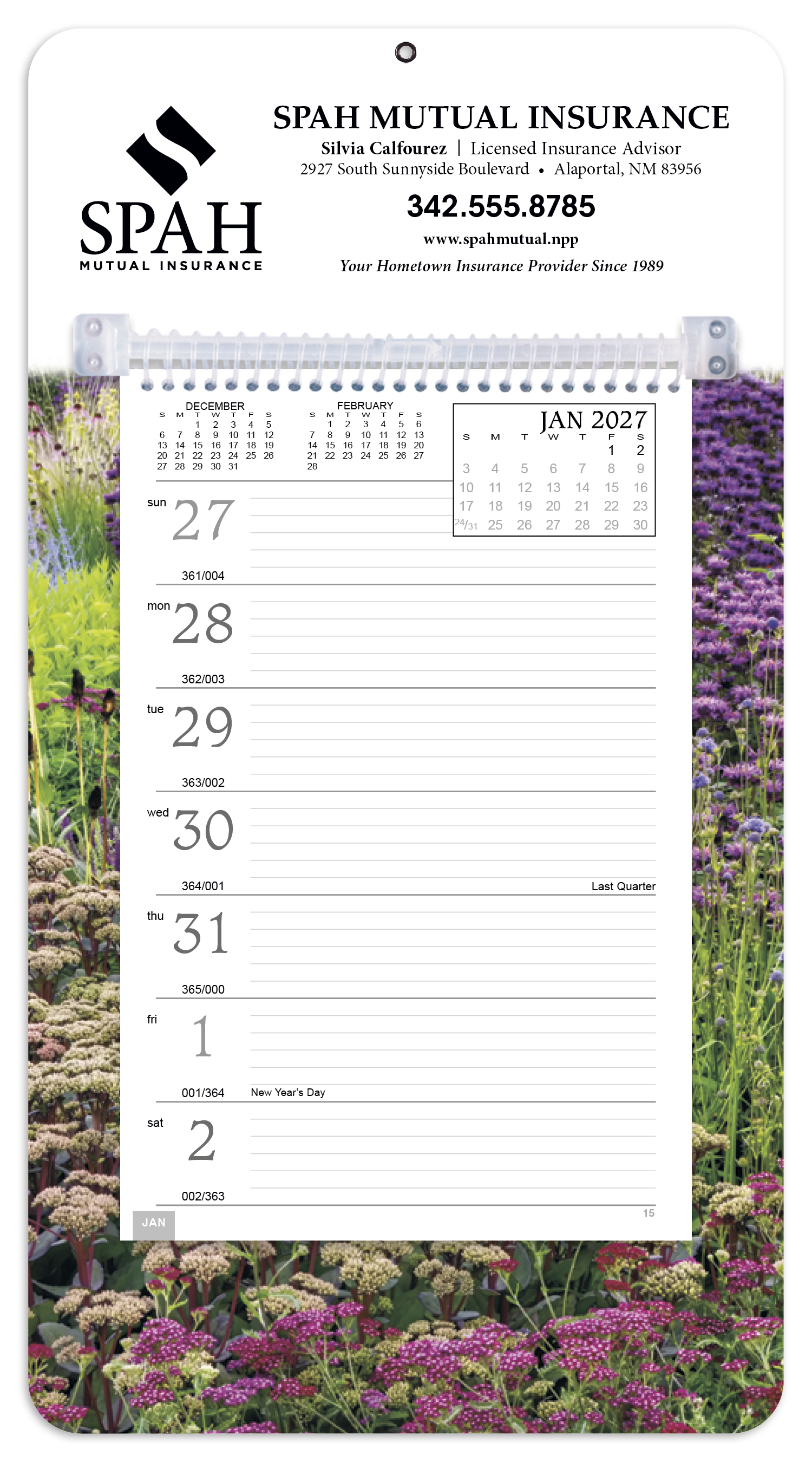 Triumph® Calendars Full-Color Weekly Memo Calendar 55