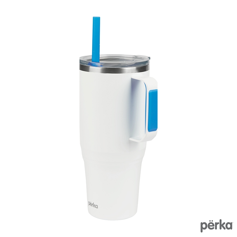 Perka® Portofino 36 oz. Double Wall Recycled Stainless Steel Travel Mug 31