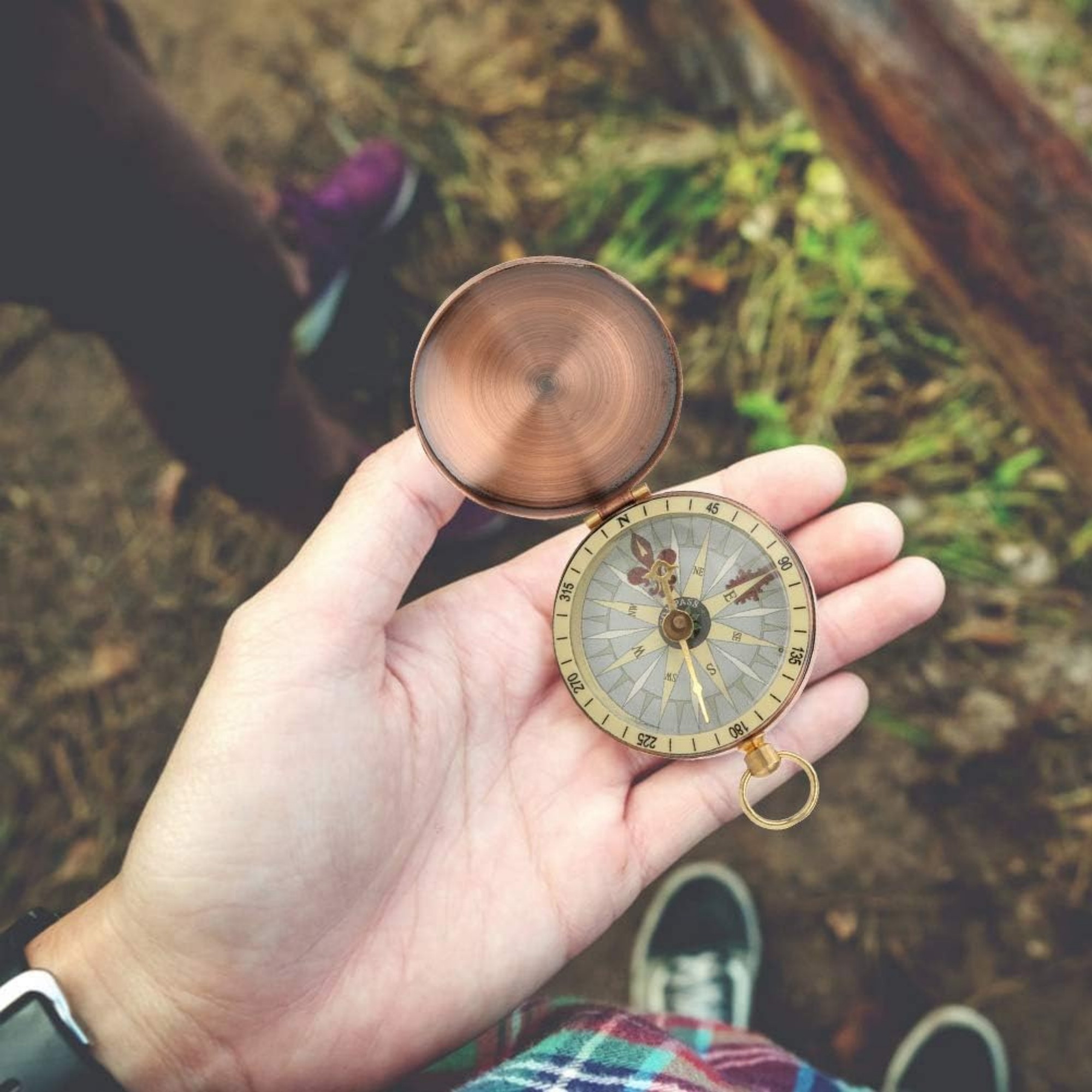 Metal Pocket Compass, custom sports ball with logo imprint 4