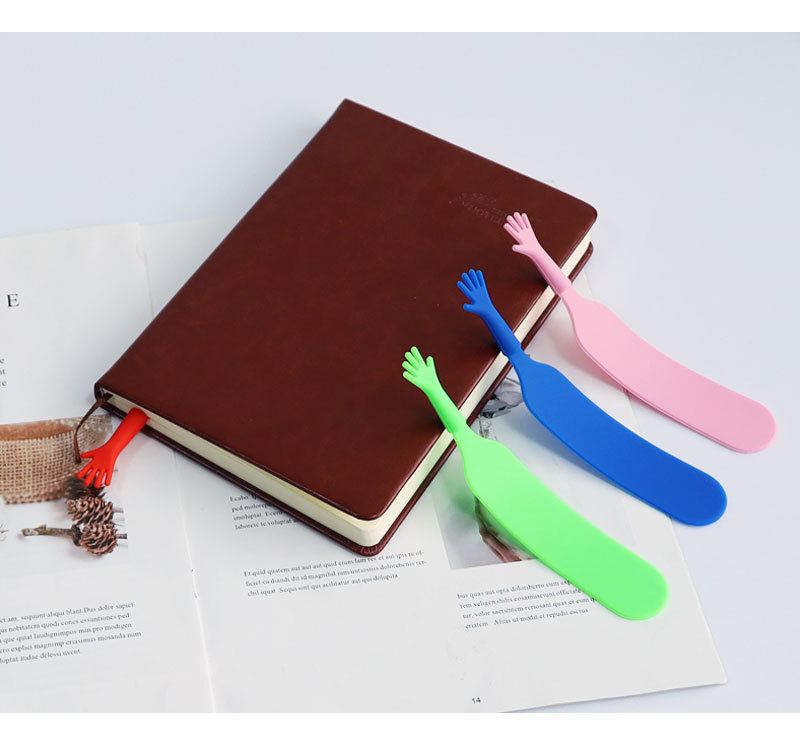 Hand Shaped Silicone Bookmark 7
