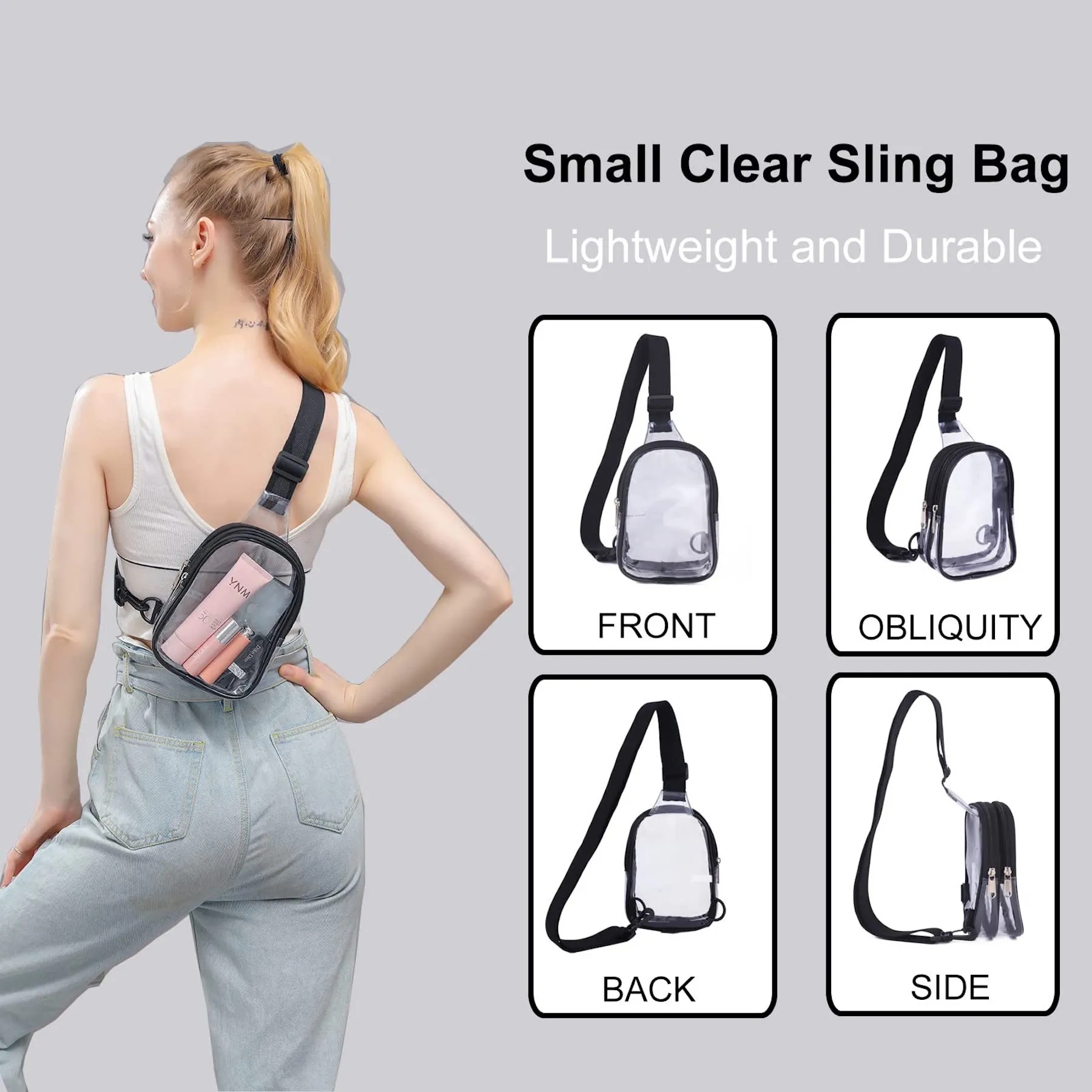 Mini Clear Sling Bag 5