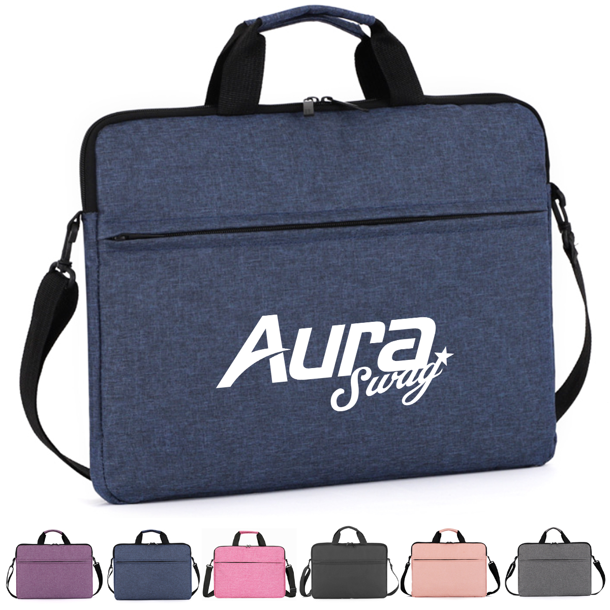 17 Inch Laptop Briefcase with Handle 9
