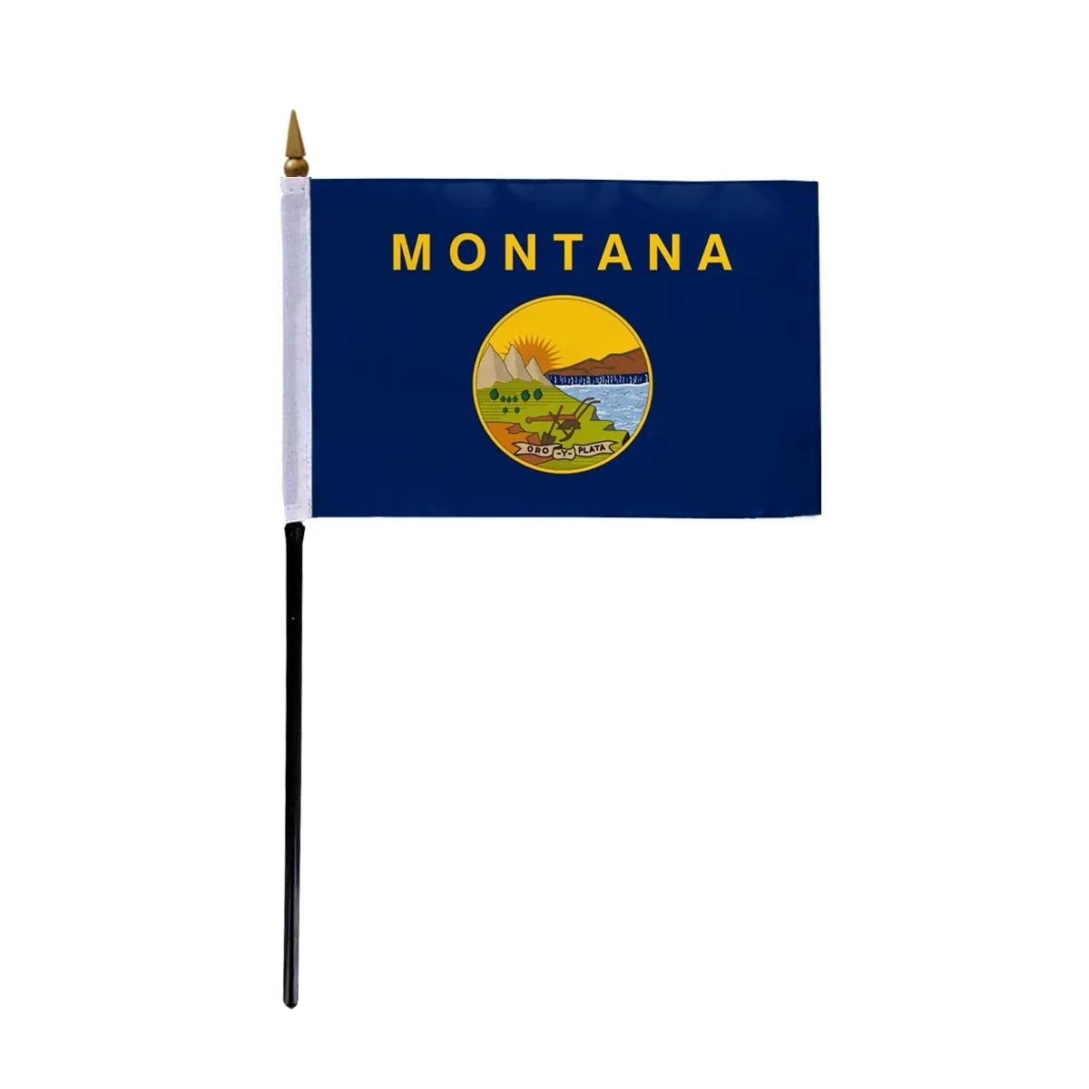 4"x6" & 12"x18'' Montana ePoly Printed Stick Flags 3