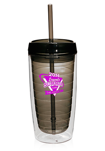 16 oz. Double Wall Tumblers with Straw 22