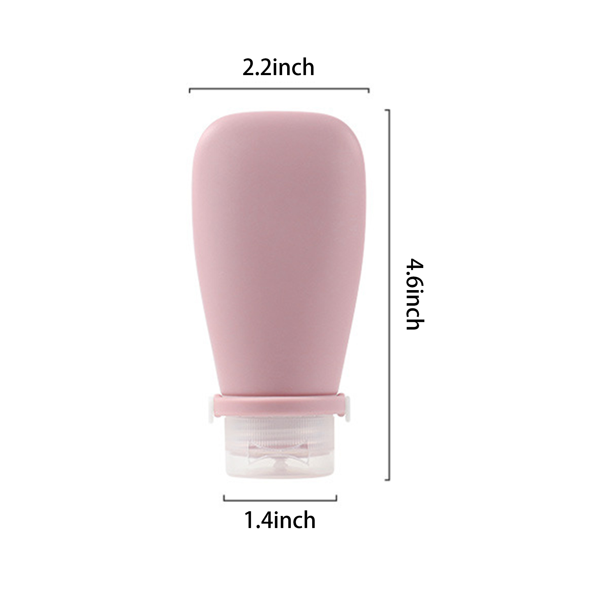 3oz Portable Refillable Silicone Squeeze Bottle 9