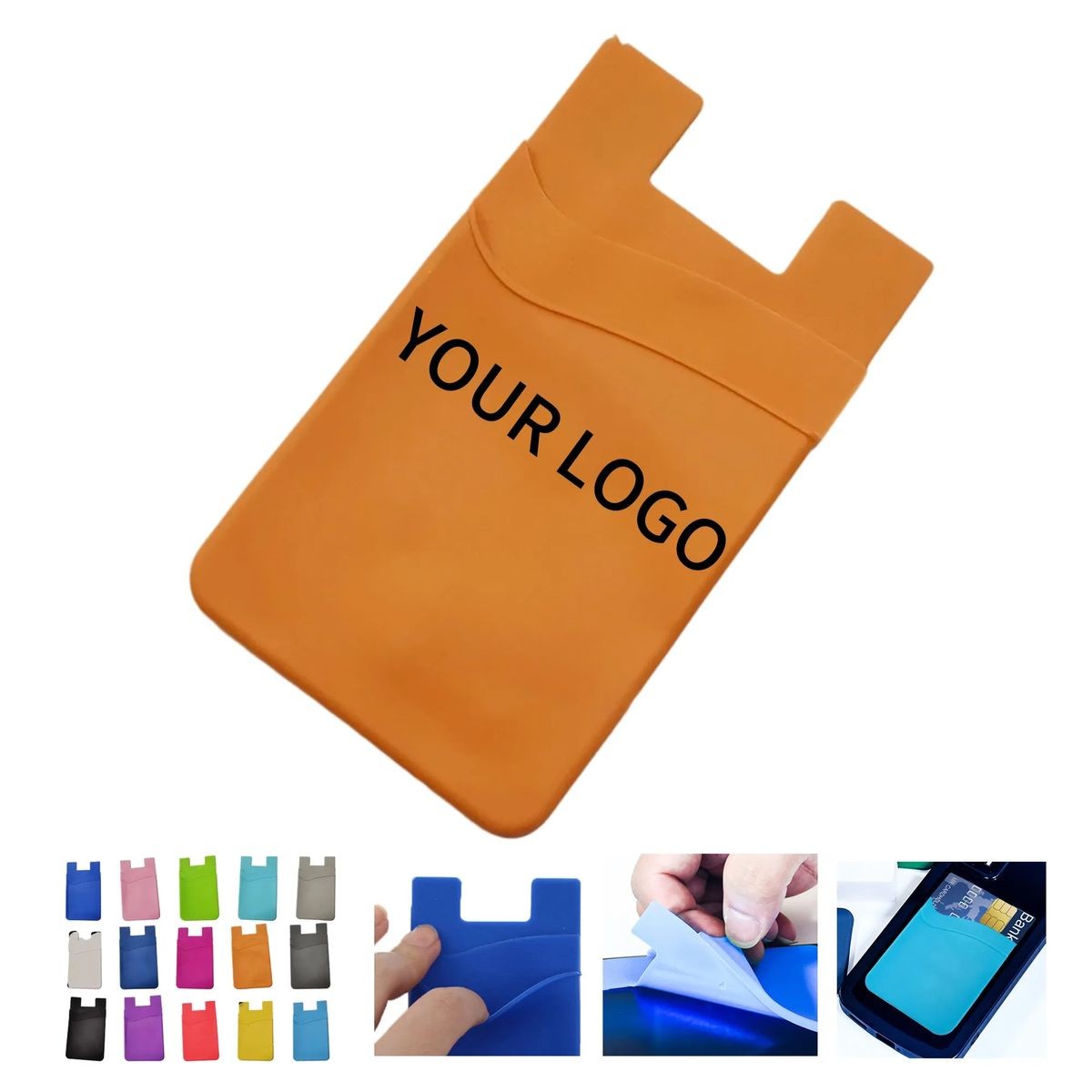 Travel Silicone Wallet with Heat Transfer 12