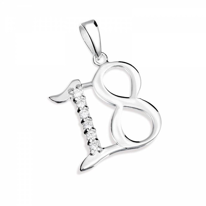 Sterling Silver Emblem Charm (Up to 0.5")