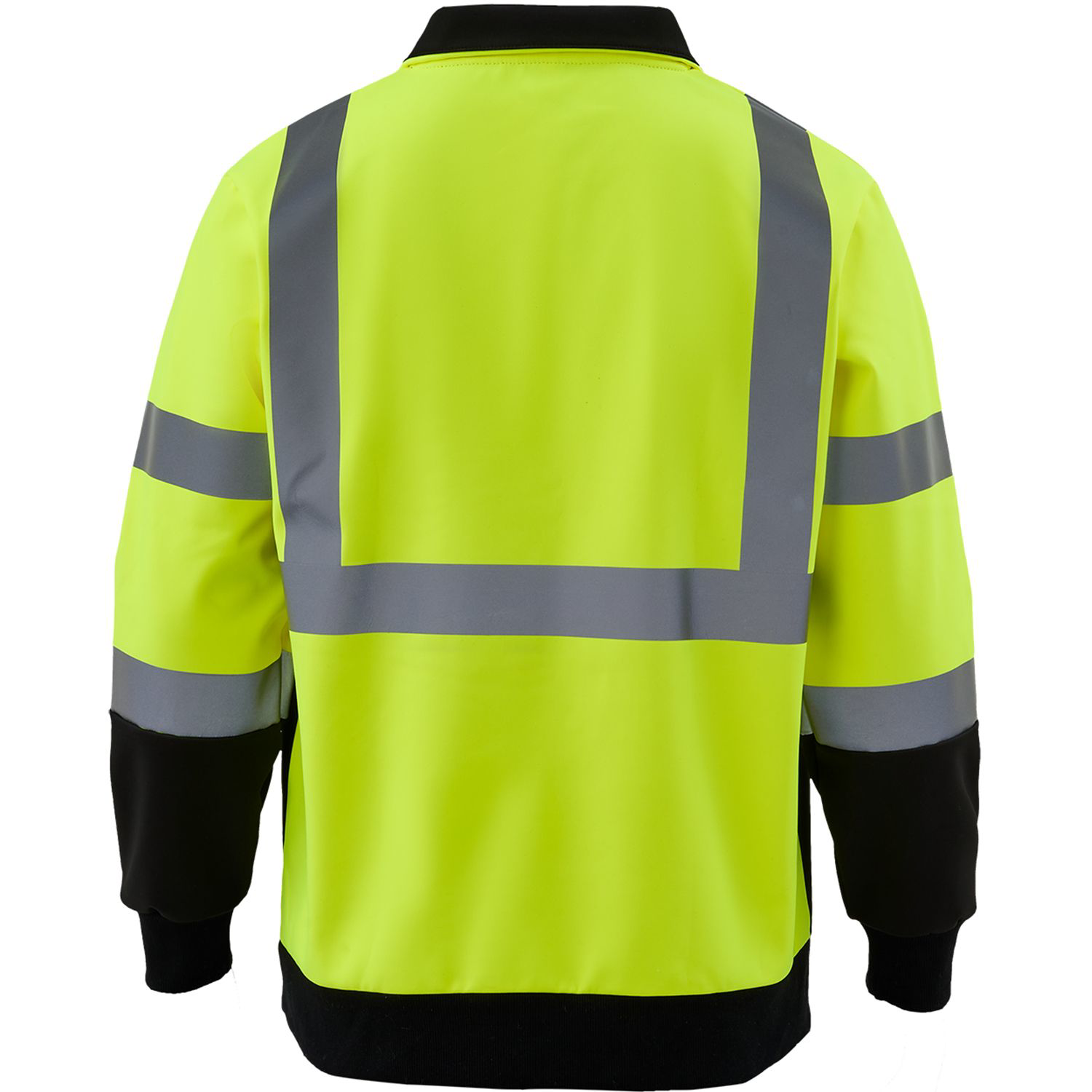 Class 3 Color Block Safety Quarter Zip with Kangaroo Pocket 9