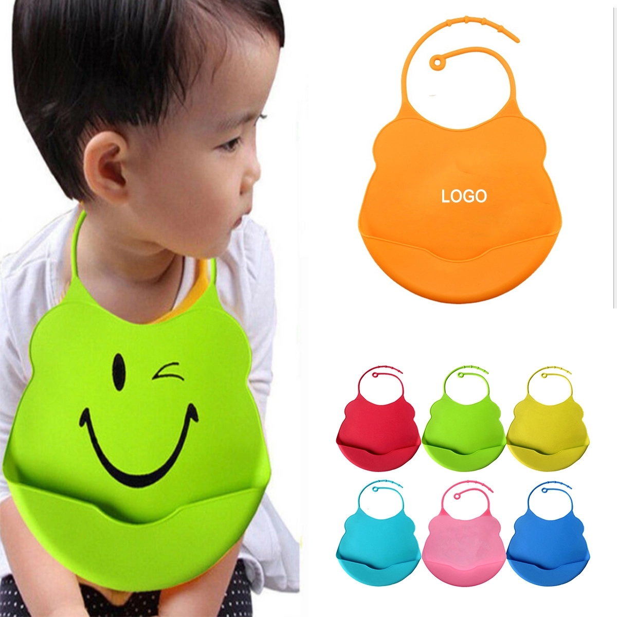 Silicone Baby Bib 1