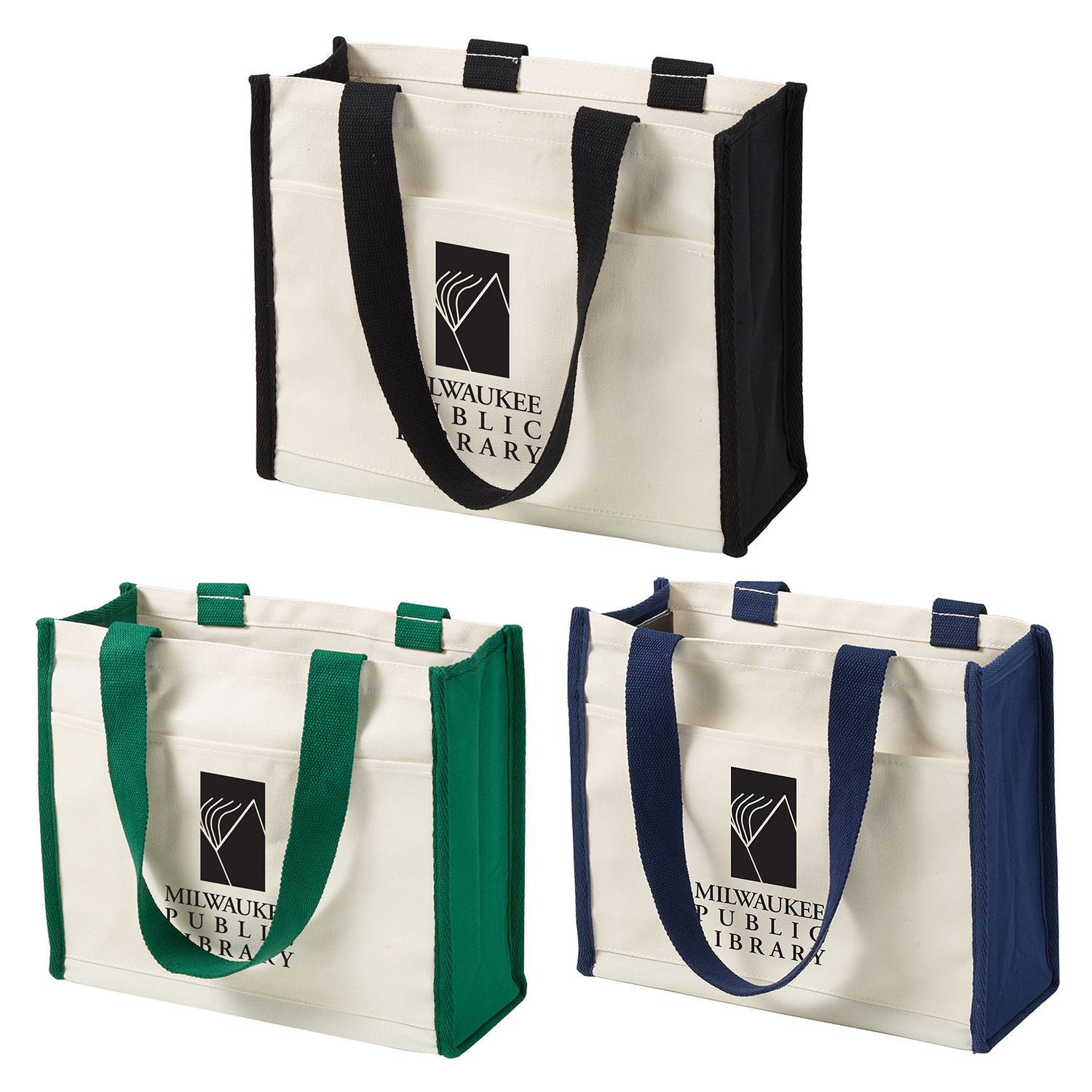 14 oz. Cotton Canvas Large Tote Bag 5