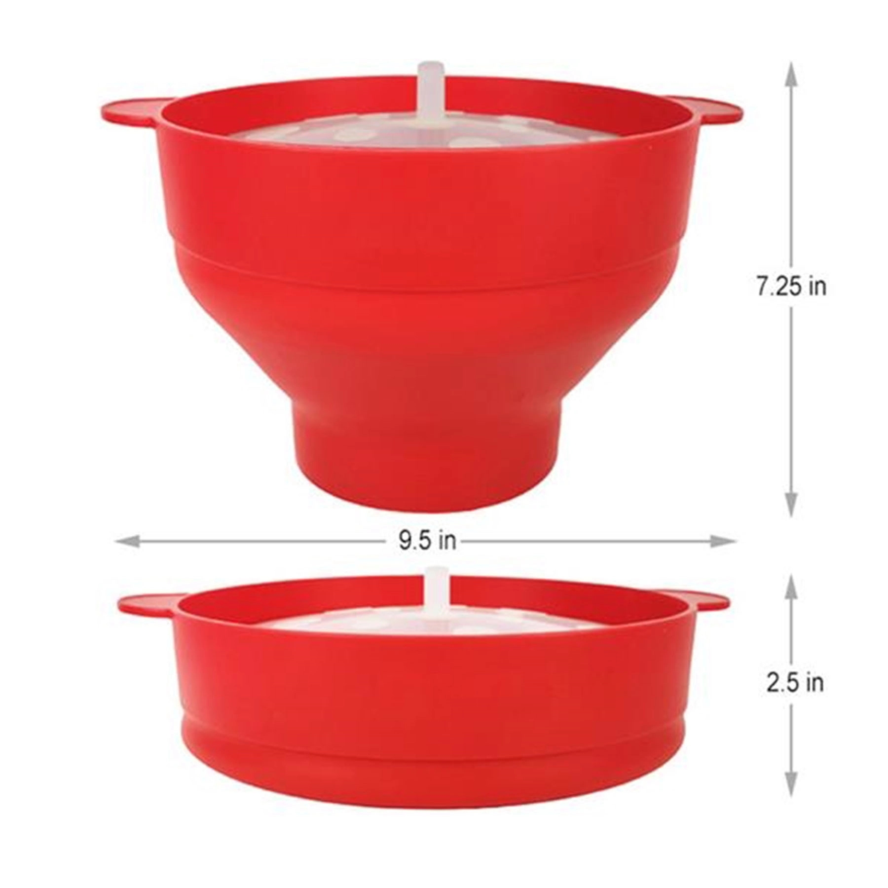 Collapsible Popcorn Maker Bowl 3