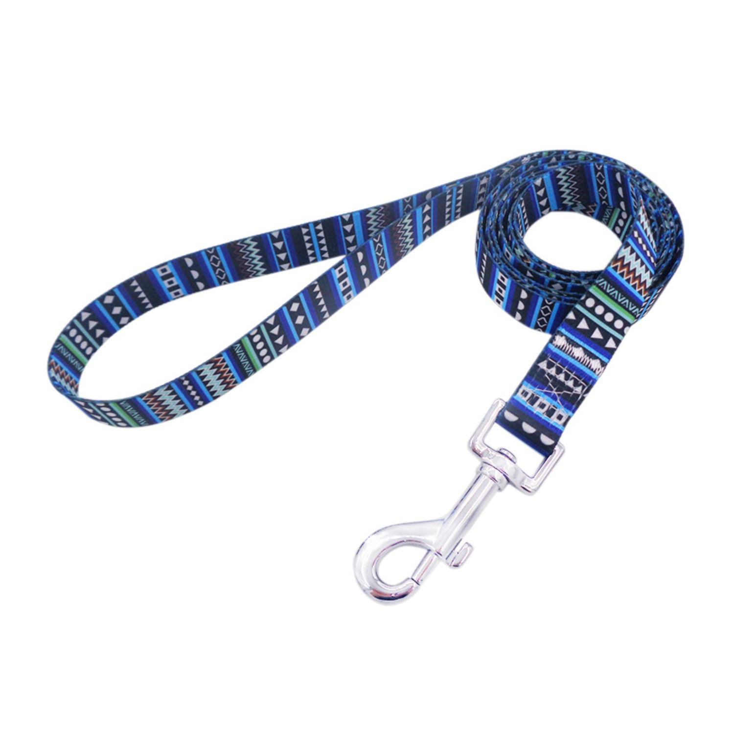 1"W x 72"L Polyester Pet Leash Sublimation w/ Metal Carabiner 3