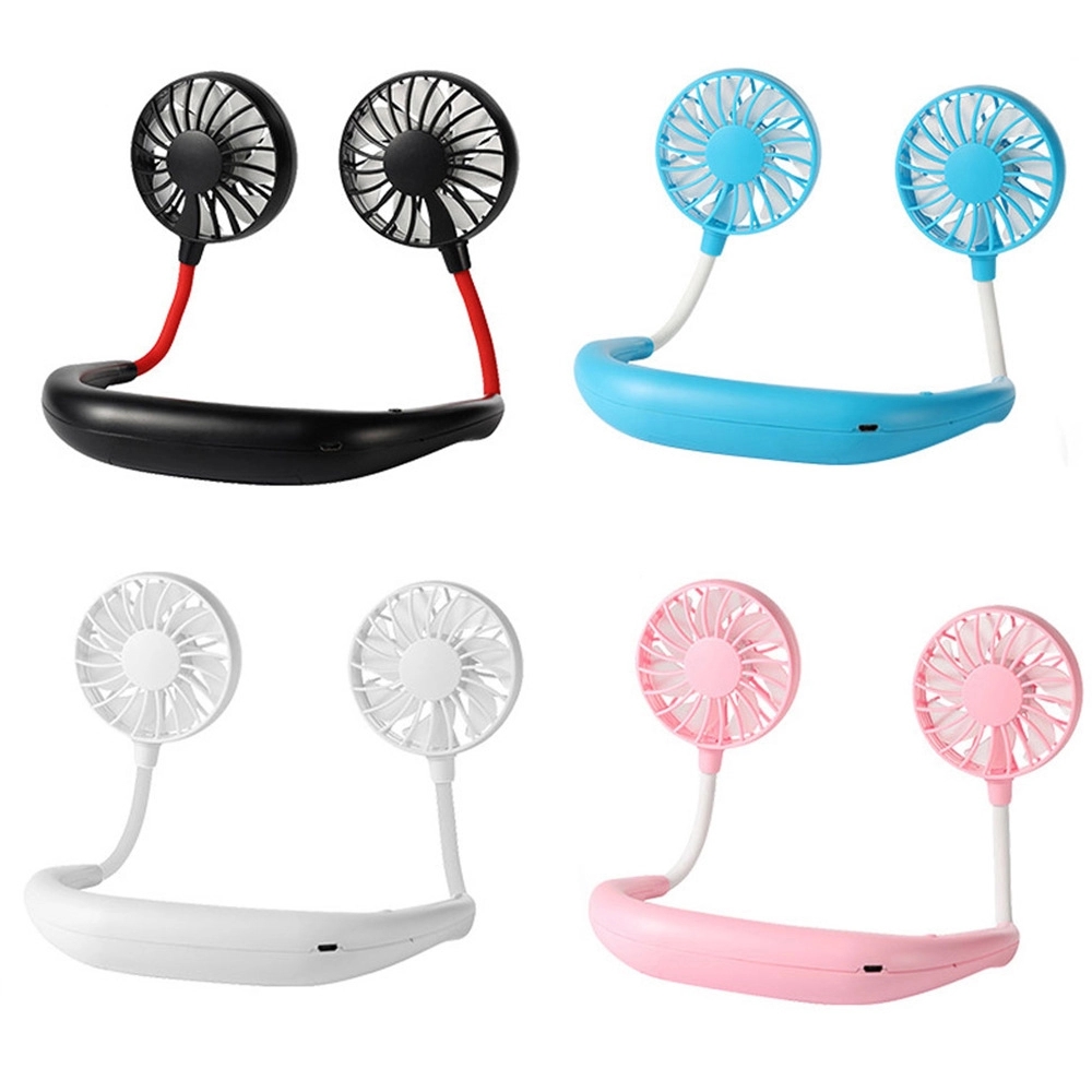 Lazy Hanging Neck USB Charging Portable Mini Fan 2