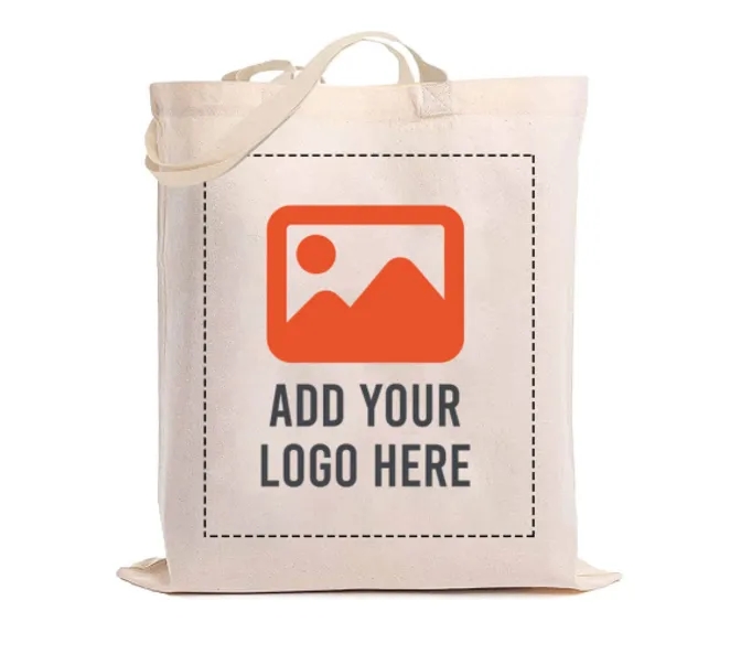 Canvas Tote Bags - Printed (Front only - without Gusset), custom tote bag with logo imprint 6