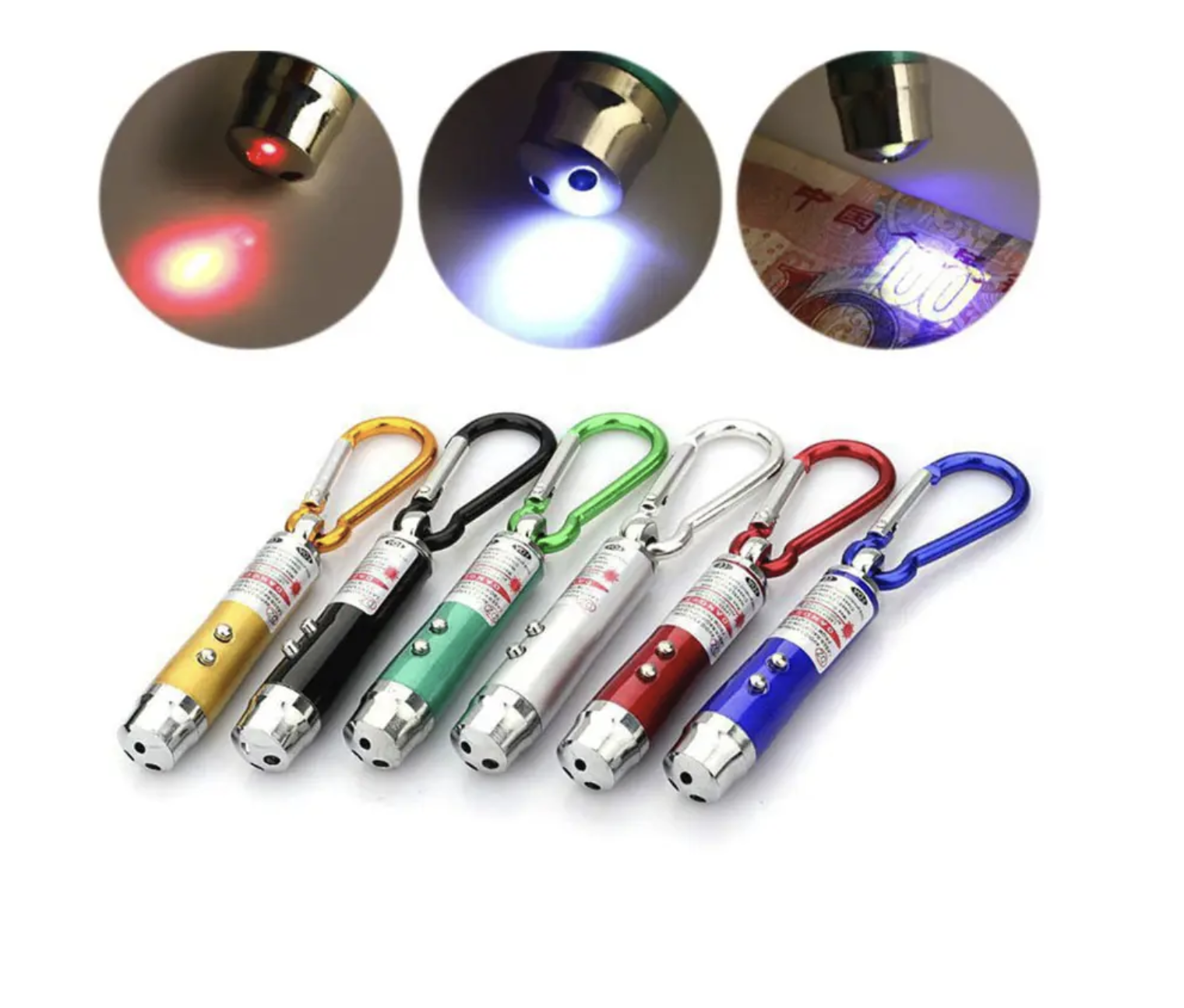 LED Mini Laser Pen Flashlights 2