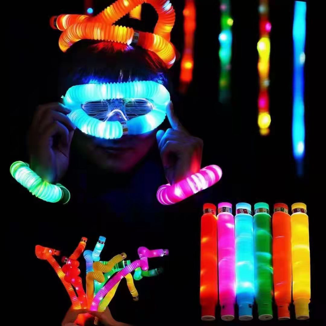 Pop Tube Sensory Toys With Light 2
