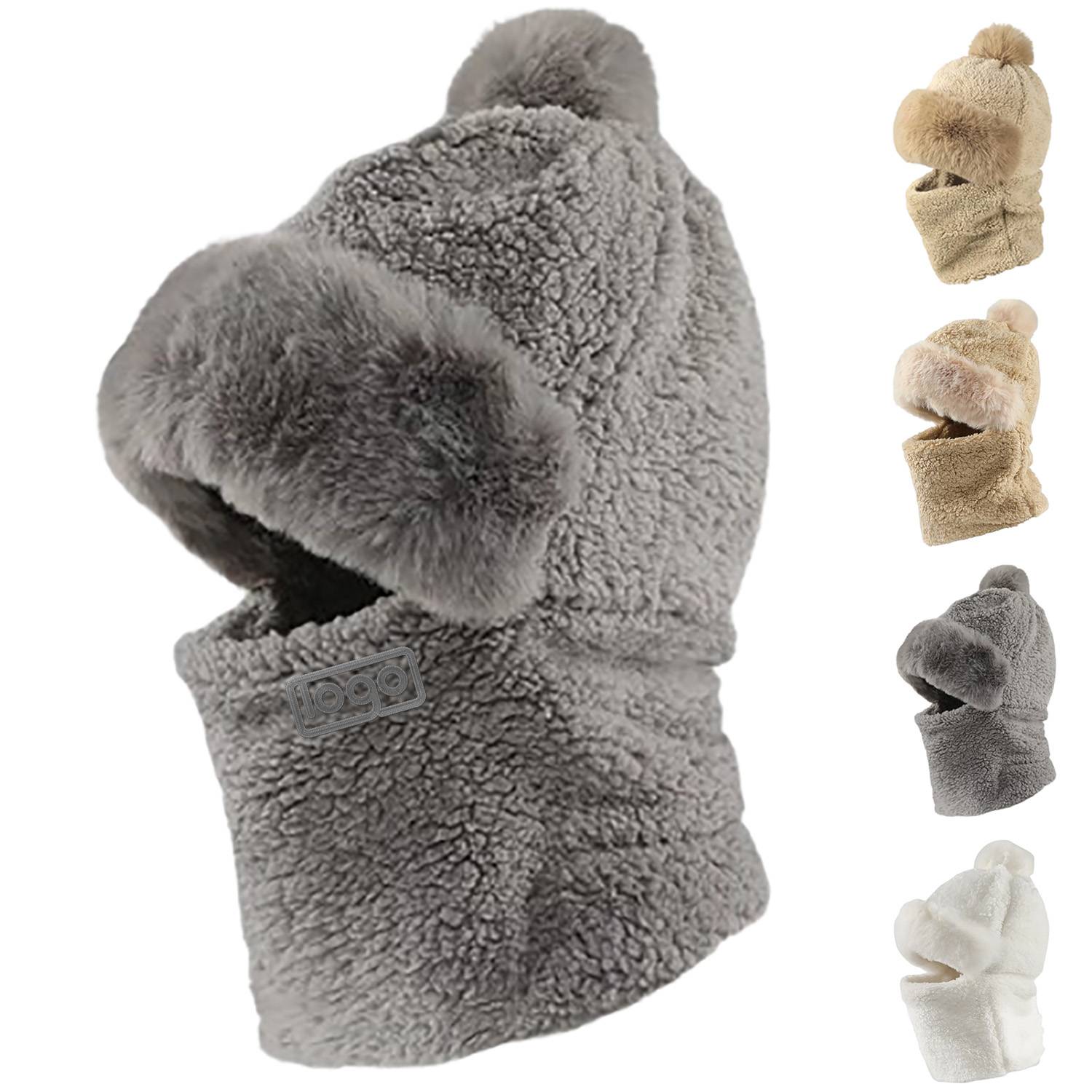 Integrated Beanie Hat and Scarf 5