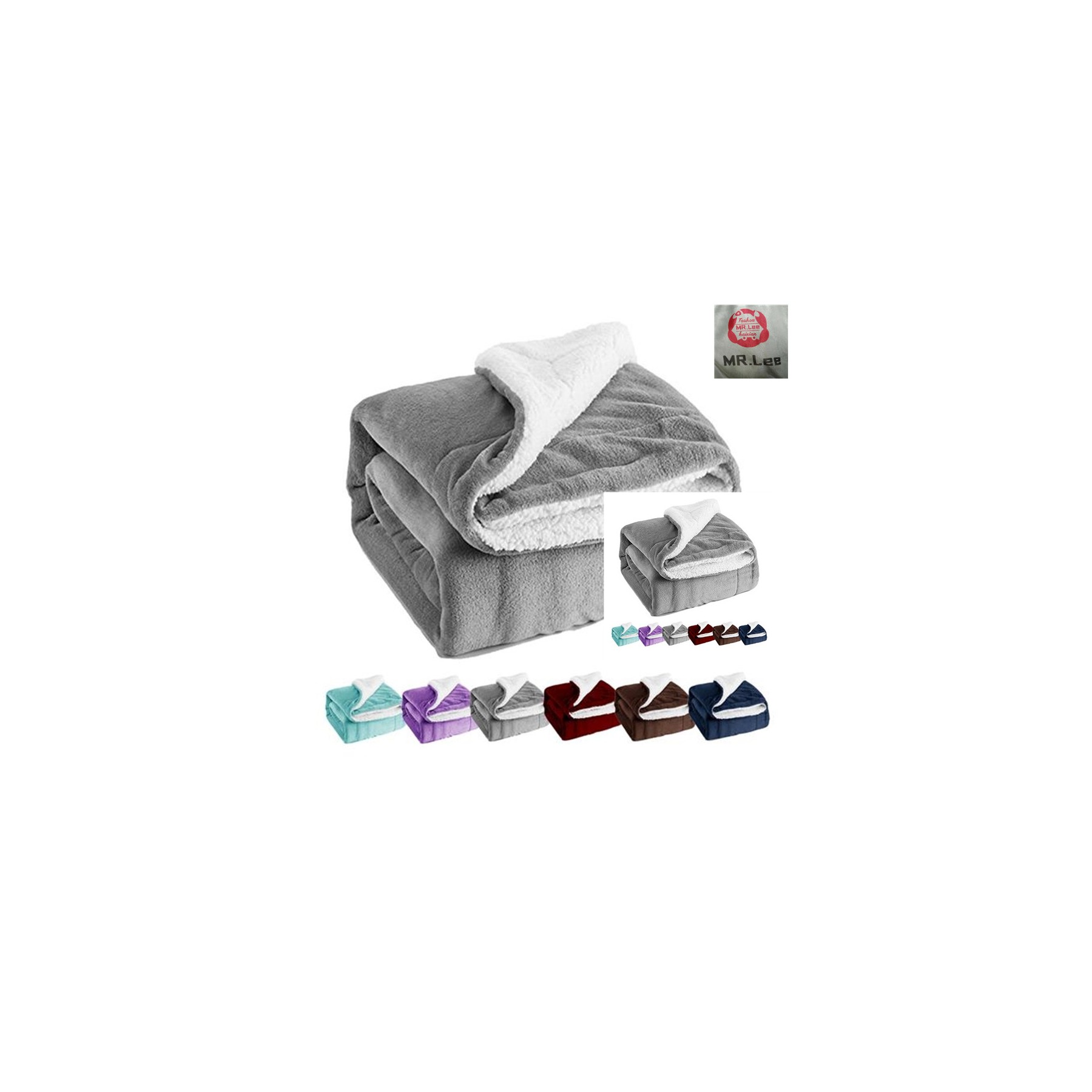 Sherpa Fleece Blanket 1