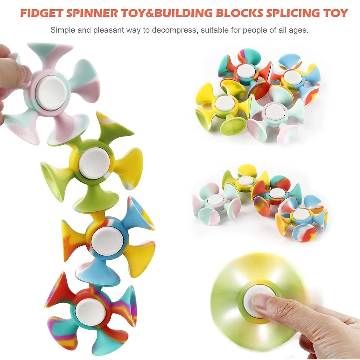 Suction Cup Fidget Spinner 4